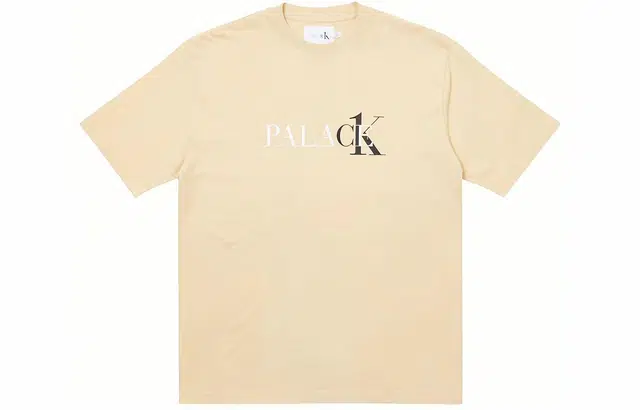 PALACE x Calvin Klein SS22 T-Shirt Wheat LogoT