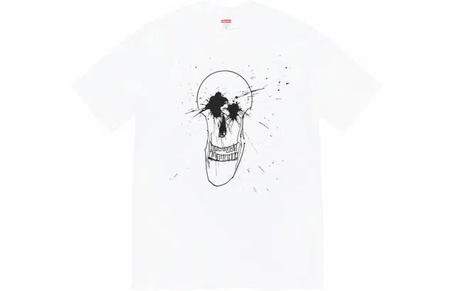 Supreme SS22 Week 8 Ralph Steadman Skull Tee T
