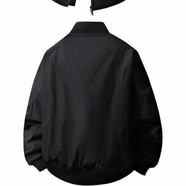 恒源祥 爆款飞行教练服双开拉链防水潮牌外套夹克 男款