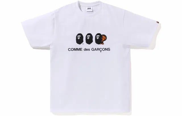 BAPE x COMME des GARÇONS SS23 White Tee