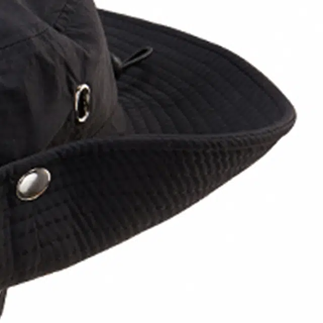 匹克 撞色字母标识装饰 聚酯纤维 渔夫帽 女款 黑色