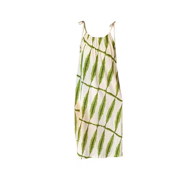 欧诗帛 韩版吊带高颜值学生过膝可出门带胸垫家居服无袖睡裙 女款 图片色