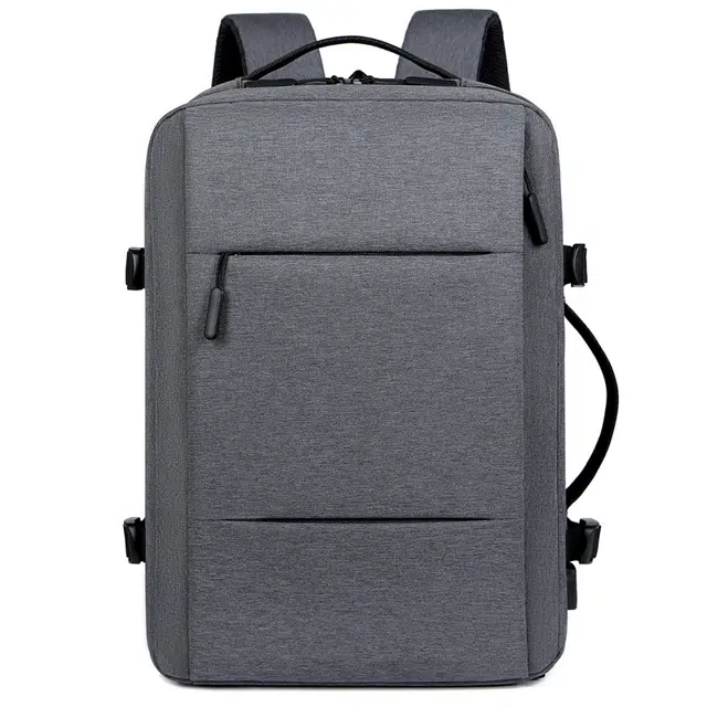 德力熊 时尚多功能拉链分层收纳 牛津布 双肩包 男款 多色