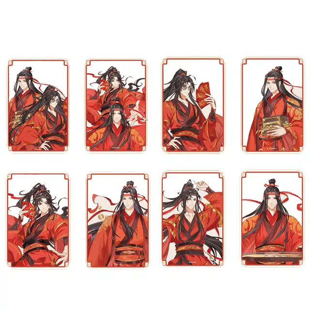 腾讯视频草场地 魔道祖师 新禧系列亚克力透卡 相卡