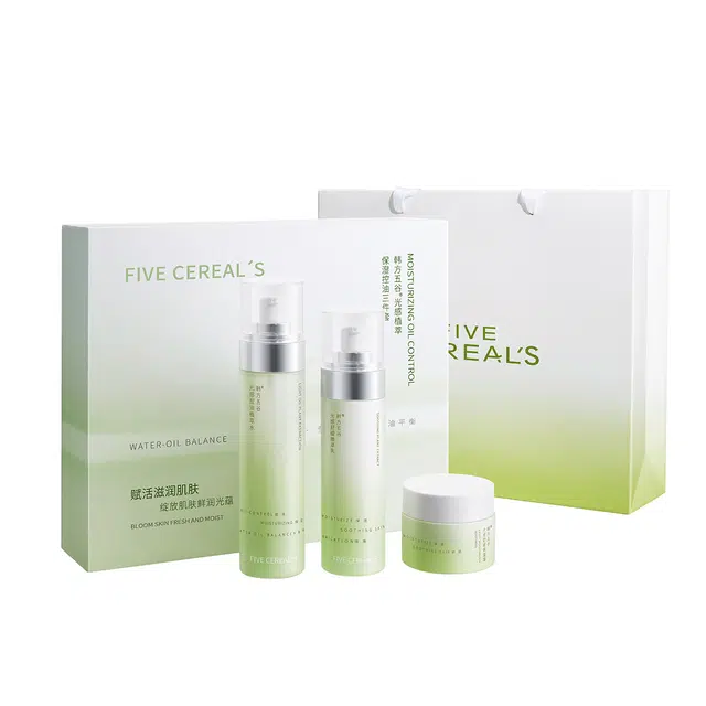 韩方五谷 光感水乳霜套装 舒缓提亮保湿补水