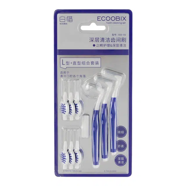 白惜 深层清洁齿缝牙刷
