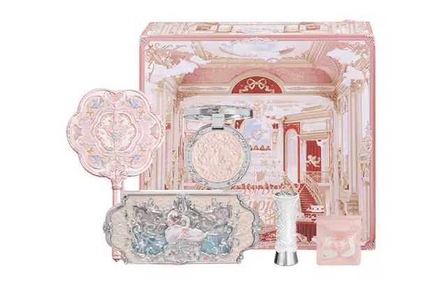 花知晓 天鹅深浅礼盒彩妆套装 气色提亮肤色 五件套