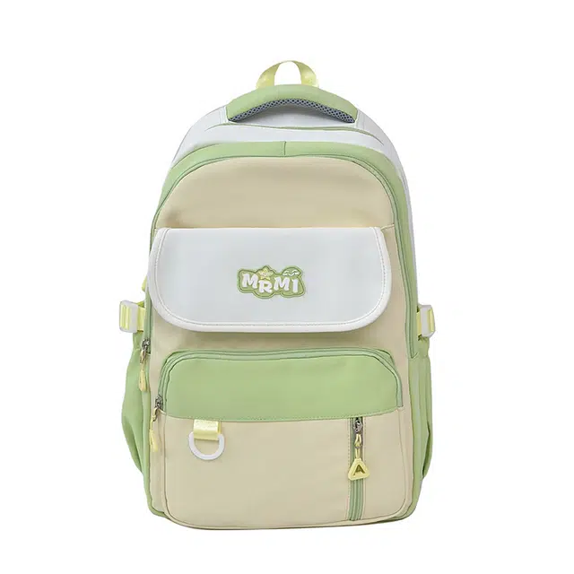 德力熊 韩版学院风 尼龙 双肩包 常规 男女同款情侣款 粉色/蓝色/黑色/卡其色/绿色