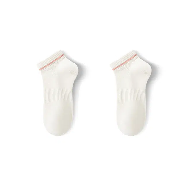 都市丽人 薄款网眼透气舒适抑菌短袜 女款 组合装