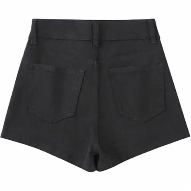 大白鲨 美式高腰显瘦经典牛仔短裤 男女同款