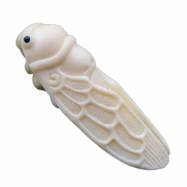 素于 复古新中式随手居家茶宠一鸣惊人八方来财诸事顺利万事顺遂平安喜乐考公上岸文玩盘玩#好运再造 象牙果 手把件 男女同款情侣款