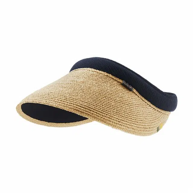 蕉下 编织设计 拉菲草 防晒帽 女款 暖沙棕