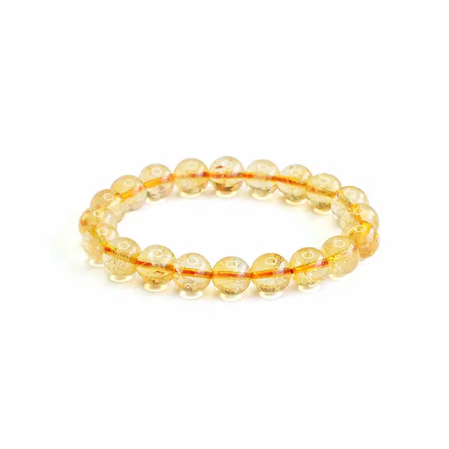 福韵金 新中式国潮招财纳福 精致轻奢时尚优雅 简约小众高级感设计 转运#好运天然 黄水晶 手串 男女同款情侣款