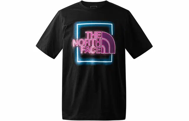 The North Face Retro Logo Tee Black