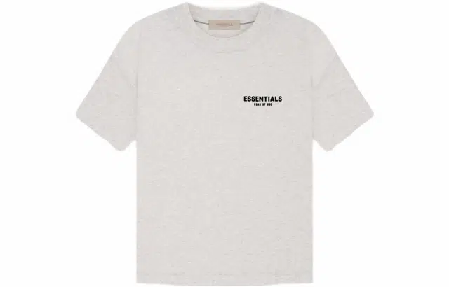 Fear of God Essentials SS22 Tee Light Oatmeal LogoT