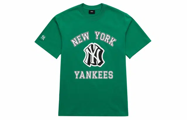 MLB Yankees Striped Tee Green