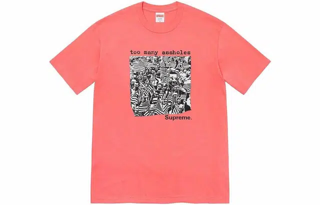 Supreme SS22 Week 19 Too Many Assholes Tee T