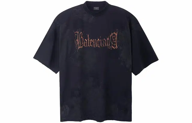 Balenciaga SS23 Abstract Logo T-Shirt Black