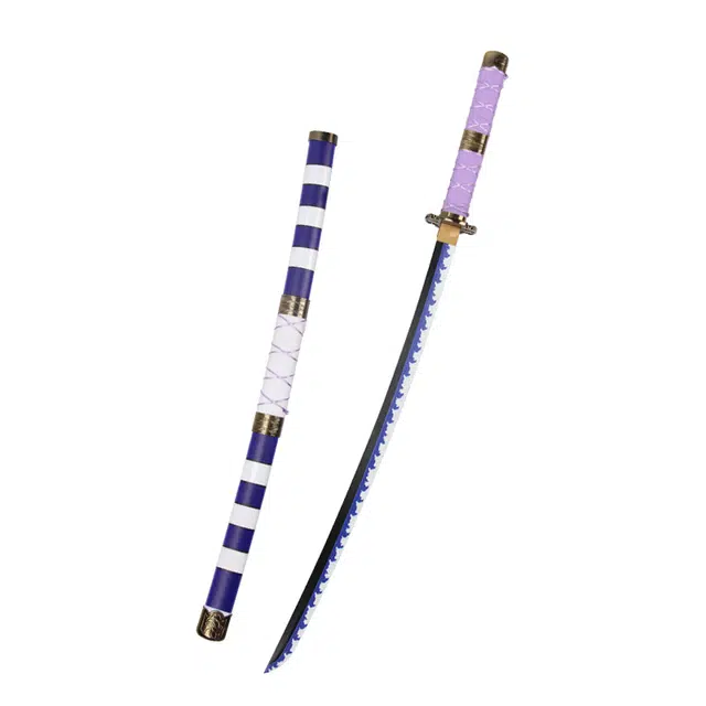 天字号 海贼王二代鬼彻武士木刀竹未开刃 成品模型