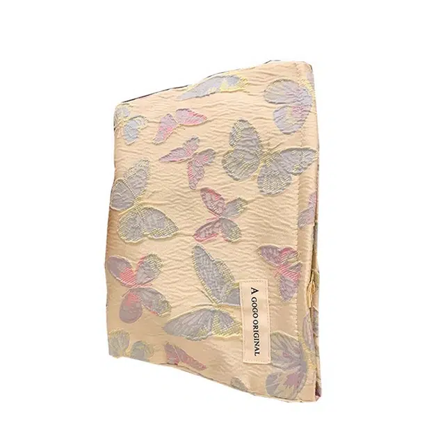 轻迎 优雅 时尚  化妆包 立体面料 护肤品 高级感 便携 式零钱包 旅行 手拿小包 收纳包洗漱包