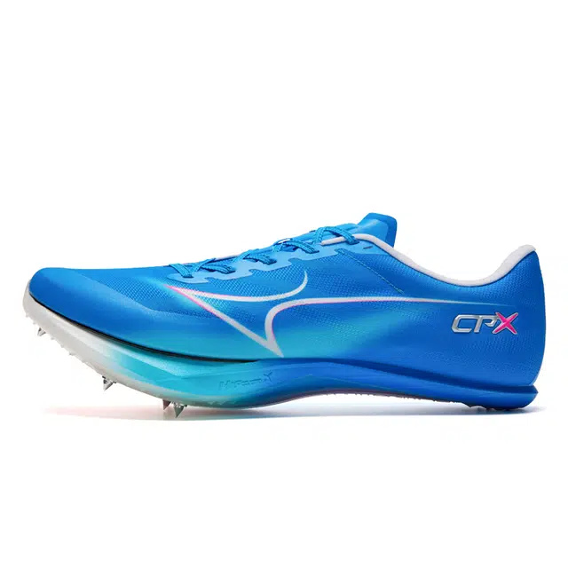 海尔斯 时尚舒适 百搭潮流减震耐磨透气 低帮 碳板 训练短跑长跑跑步鞋 男女同款 蓝色