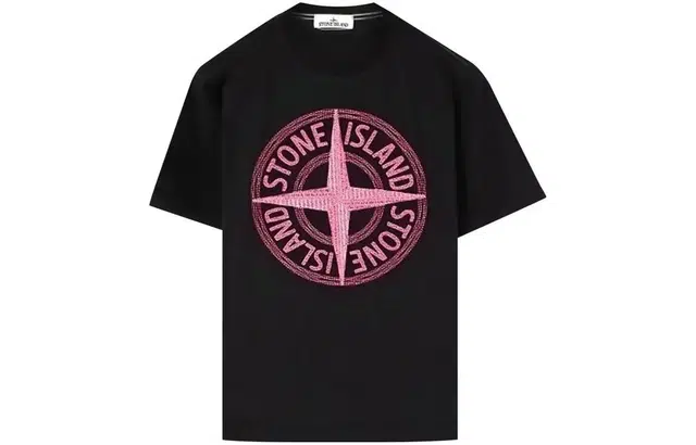 Stone Island SS23 Black Logo T-Shirt