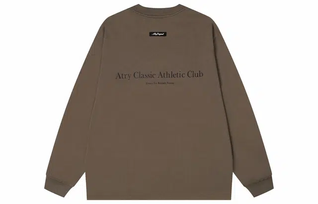 Atry Letter Slogan Series Long Sleeve T-Shirt