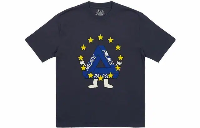 PALACE SS23 Missing Eu T-Shirt Navy T