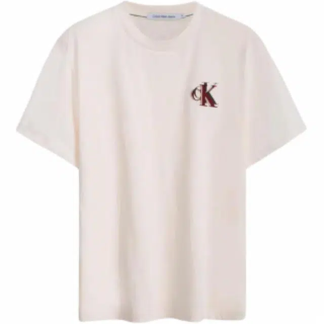 Calvin Klein Embroidered Logo T-Shirt Black