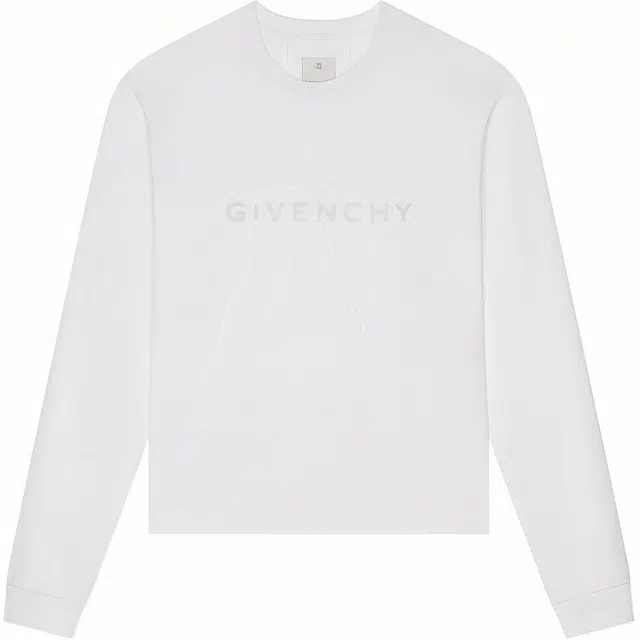 Givenchy Long Sleeve T-Shirt White
