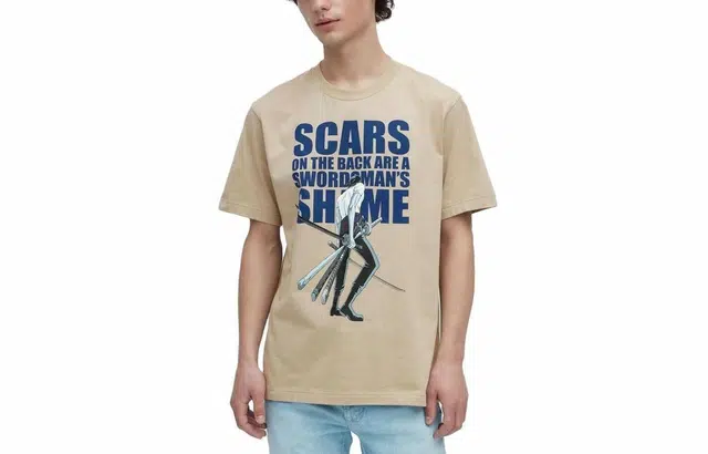 UNIQLO x One Piece SS23 Archive Letter Print T-Shirt Beige