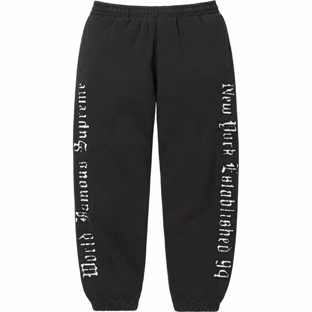Supreme SS25 Contrast Cutout Sweatpant logo