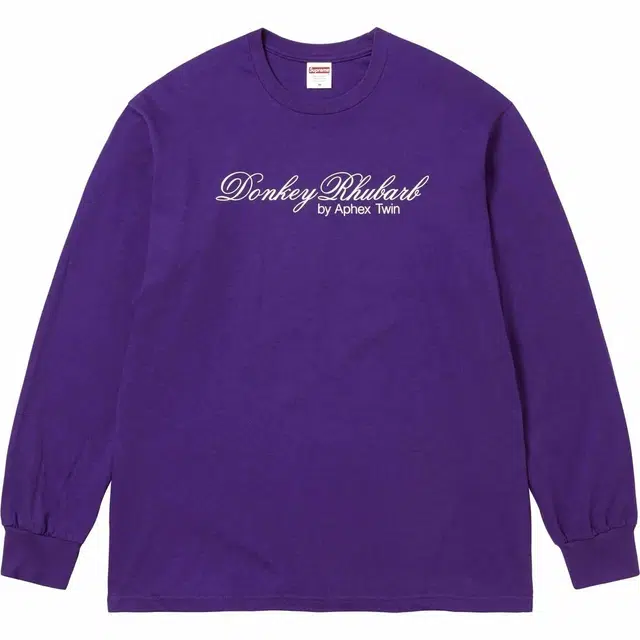 Supreme x Aphex Twin Donkey Rhubarb L/S Tee