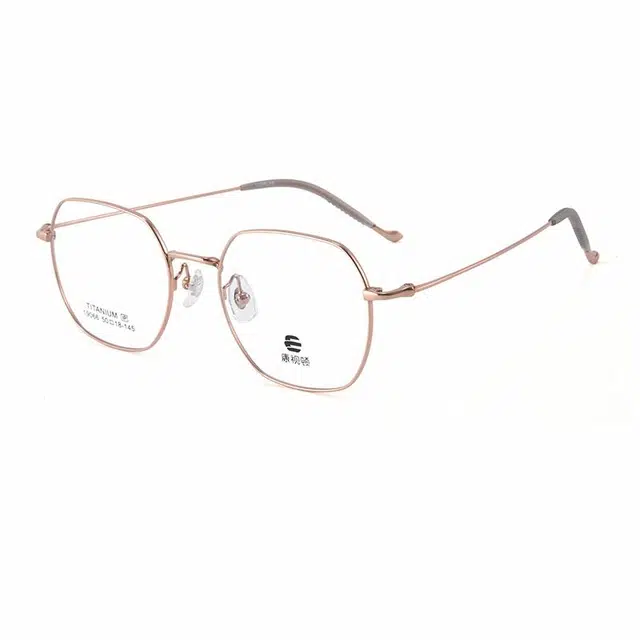 【联系客服可选配镜套餐】 康视顿 方形钛框文艺修颜 光学镜架 男女同款情侣款
