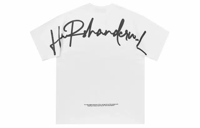 HARSH AND CRUEL Logo Handwritten Loose T-Shirt