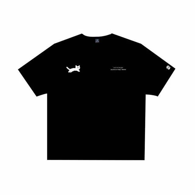 Black cat Pixel T