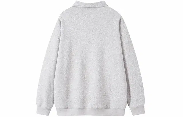 萌芽熊 美式复古高街品牌字母宽松运动休闲日常通勤时尚百搭落肩长袖卫衣 男女同款