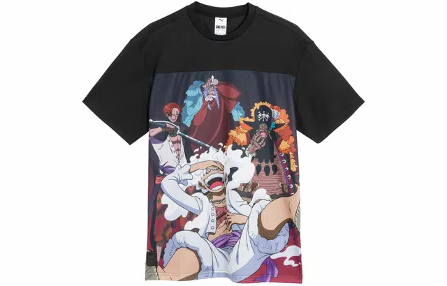 PUMA x ONE PIECE 25th Anniversary T-Shirt Black