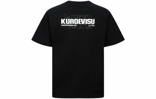 EVISU AW23 Logo Print Crewneck T-Shirt