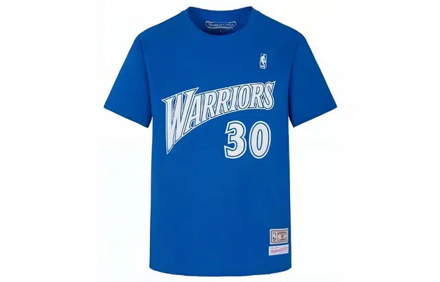 MitchellNess NBAlogo30OversizeT