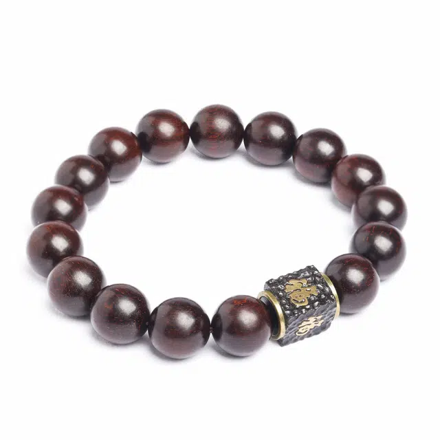 三檀小舍 福·国风国潮纳福转运珠#好运连连诸事顺利 文玩盘玩小众高级感轻奢礼盒 紫檀属 手串 男女同款情侣款