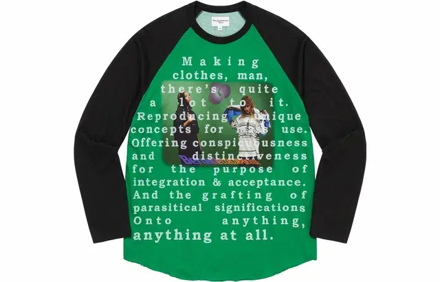 Supreme x BERNADETTE CORPORATION SS23 WEEK13 RAGLAN LS TOP T