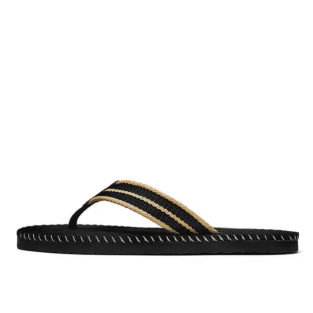 南极人 复古简约时尚休闲舒适 防磨防滑人字拖鞋 男款