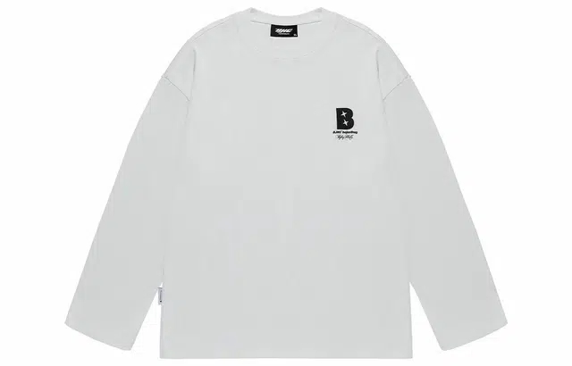 BJHG Basic Embroidered Long Sleeve Tee