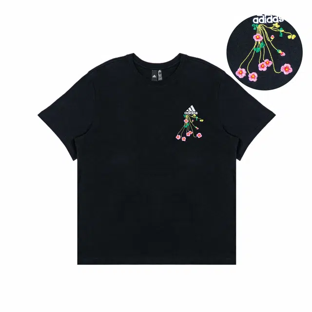 adidas Fantasy Embroidered Tee Black