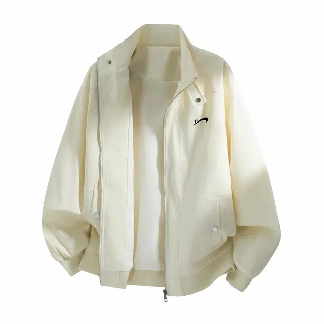 贵人鸟 美式复古高级宽松休闲飞行员百搭氛围感长袖夹克外套 男女同款