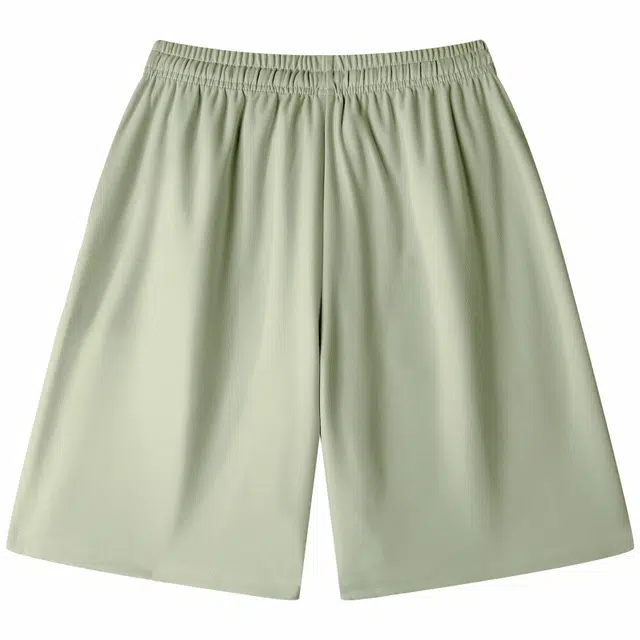 吾皇猫 美式复古学院风基础款五分裤子字母简约跑步运动舒适透气宽松直筒休闲短裤 男女同款