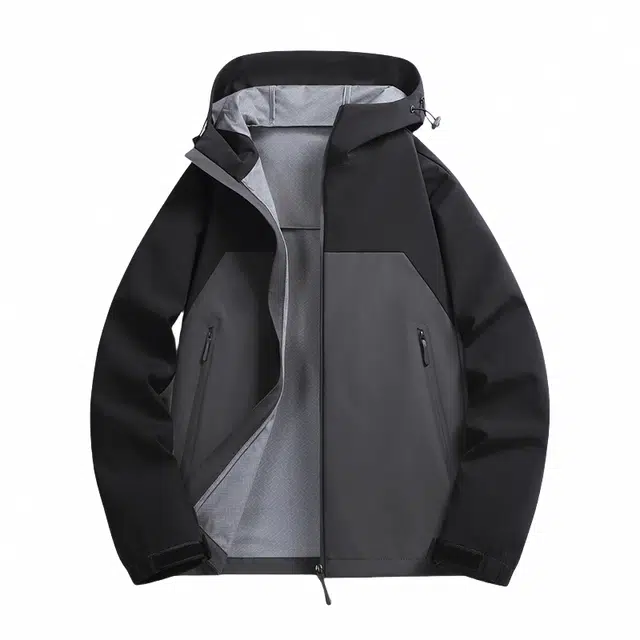 雅鹿  春秋户外休闲外套韩版外套  防水防风透气冲锋衣 男女同款