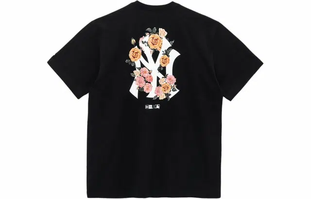 New Era x MLB SS24 Yankees Floral Logo Tee