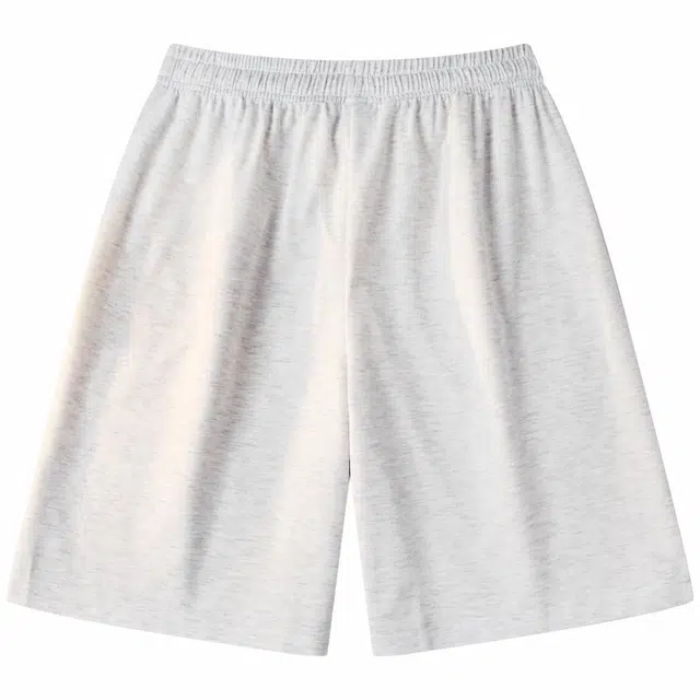 吾皇猫 美式复古学院风基础款五分裤子英文字母印花跑步运动舒适透气宽松直筒休闲短裤 男女同款